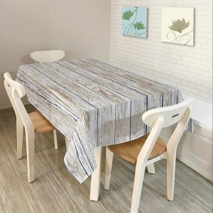 84 * 60' Rectangular Dinner Table Cloth Polyester Printed Coffee Table Cover Tablecloths Home Decoartion