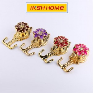 Multi-color curtain wall hook wall hook 15*5.5cm golden