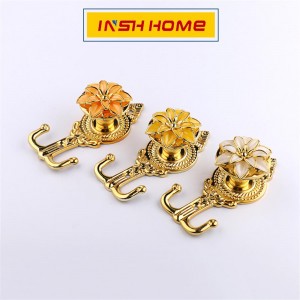 Multi-color curtain wall hook wall hook 15*5.5cm golden