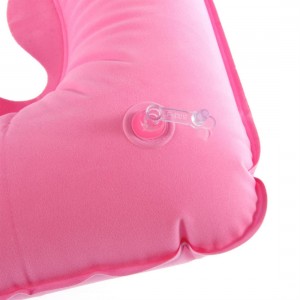 Inflatable Pillow Air Cushion Neck Rest U-Shaped Compact Plane Flight Travel