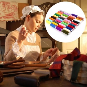 39pcs 200 Yard Mixed Colors Polyester Spool Sewing Thread For Hand Machine