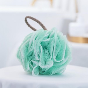 CM colorful bath flower gradient bath ball soft men and women bath scrub artifact bubble rich 50g crystal color green