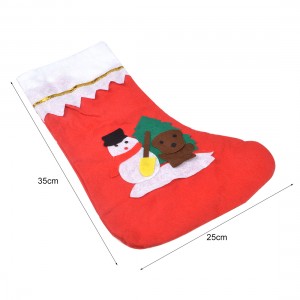 Christmas Paster Sock-shaped Candy Bag