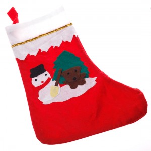 Christmas Paster Sock-shaped Candy Bag