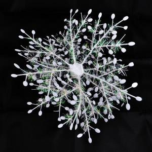 Christmas Ornaments Snowflake 28cm 2 Pieces/Pack