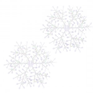 Christmas Ornaments Snowflake 28cm 2 Pieces/Pack