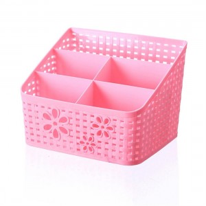 Multifunctional PP Kitchen Bathroom Desktop Organizer Safe Storage Baskets