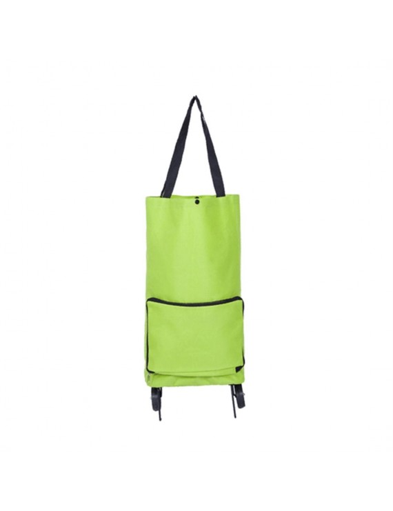 Waterproof Oxford Cloth Foldable Supermarker Shopping Trolley Wheel Bag